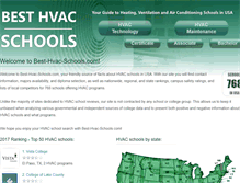 Tablet Screenshot of best-hvac-schools.com